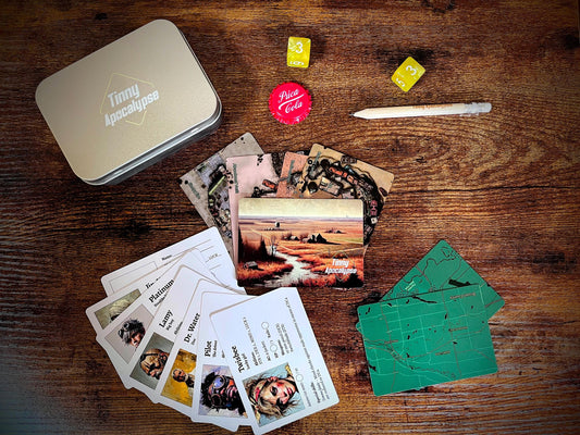 Tinny Apocalypse – A Pocket-Sized Post-Apocalyptic RPG in a Tin!