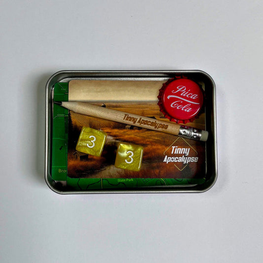 Tinny Apocalypse – A Pocket-Sized Post-Apocalyptic RPG in a Tin!
