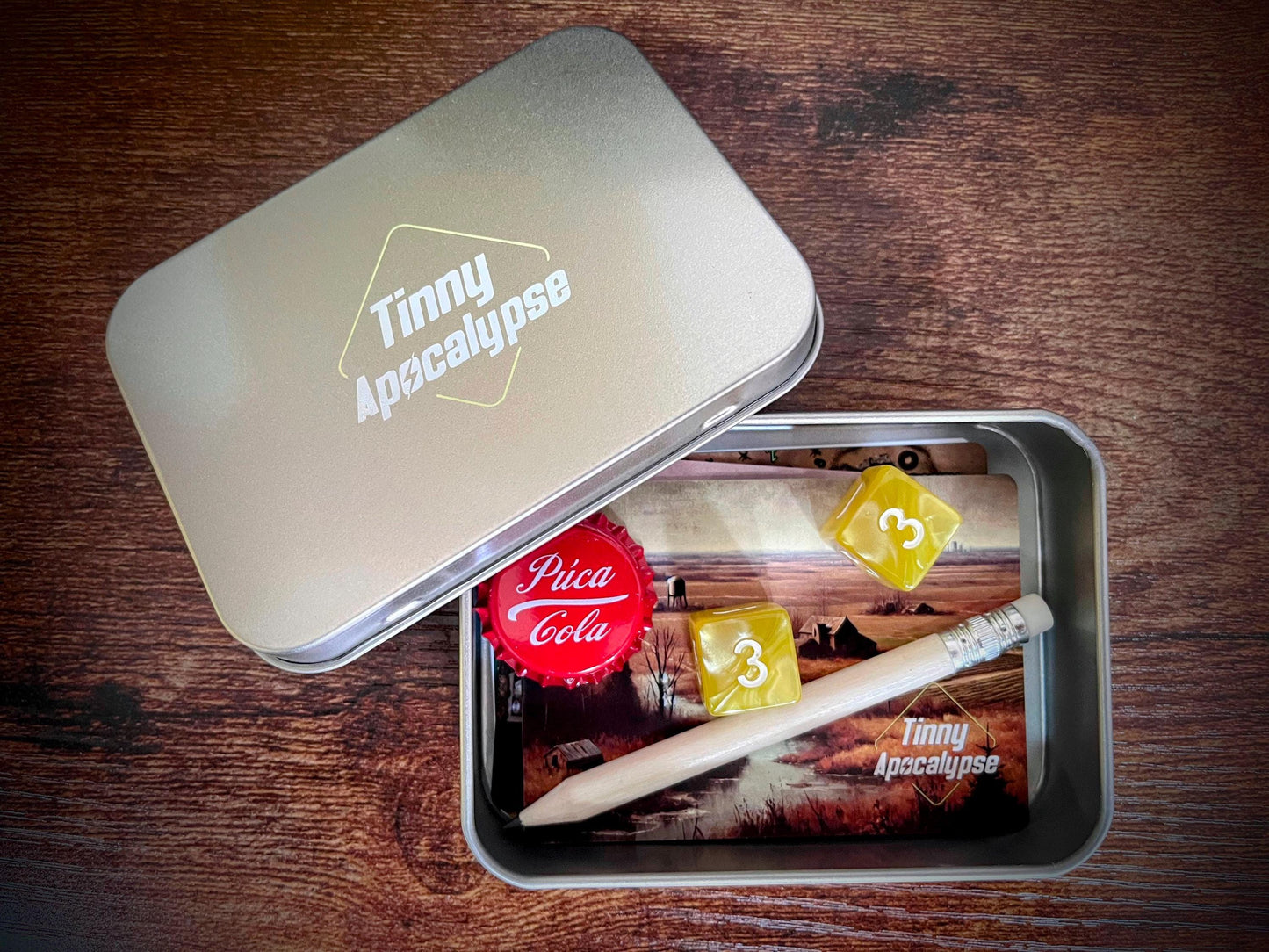 Tinny Apocalypse – A Pocket-Sized Post-Apocalyptic RPG in a Tin!