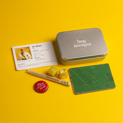 Tinny Apocalypse – A Pocket-Sized Post-Apocalyptic RPG in a Tin!