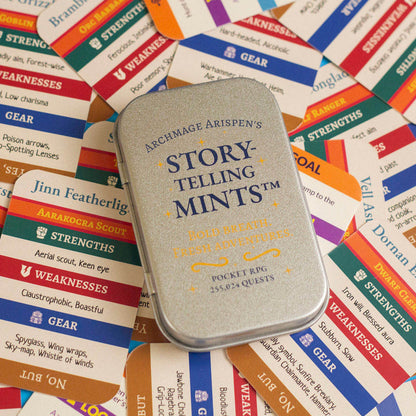 Storytelling Mints – Pocket RPG – 255,024 QUESTS!