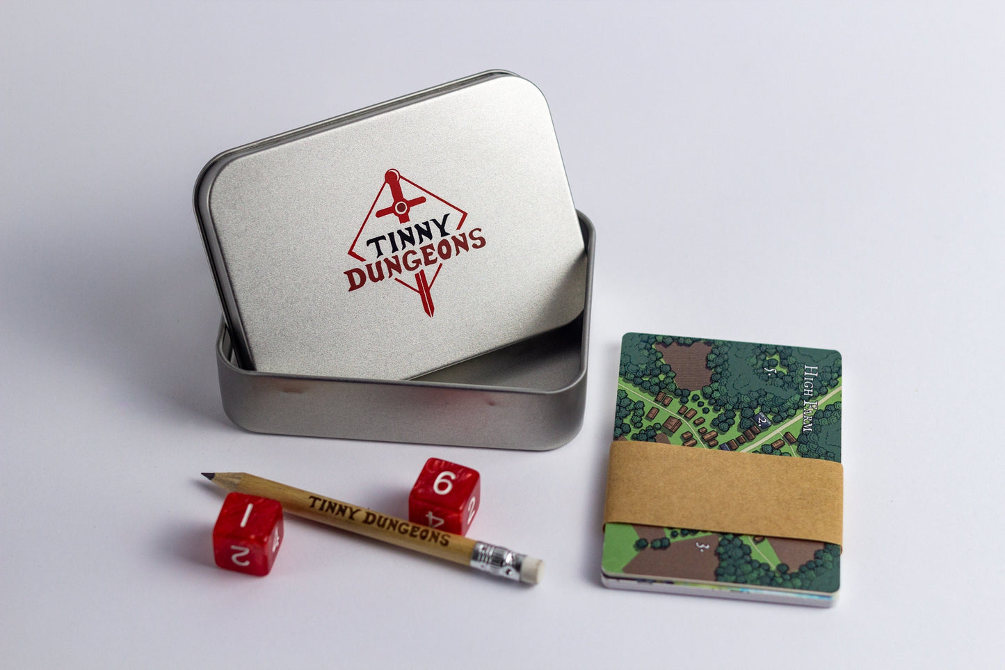 Tinny Dungeons – Minimalist Pocket RPG in a Tin Box – Perfect Travel Companion and Gift